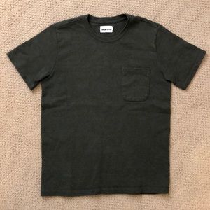 Taylor Stitch Heavy Bag Tee Forest Green XS 36